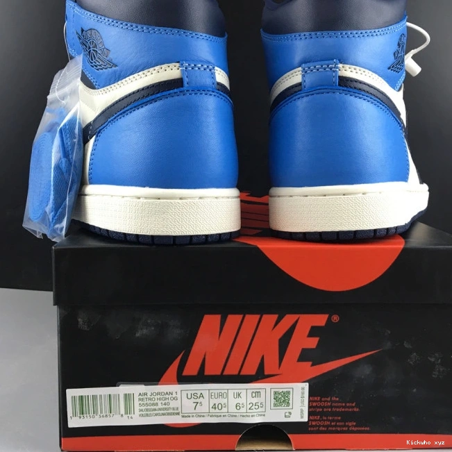 Jordan High 1 Air OG 555088-140 Obsidian Retro 0611